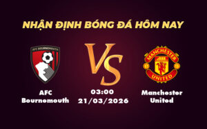 afc bournemouth manchester united 21 03 khong xac dinh
